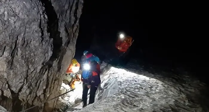 Tre Cime di Lavaredo, escursioniste portate in salvo nella notte