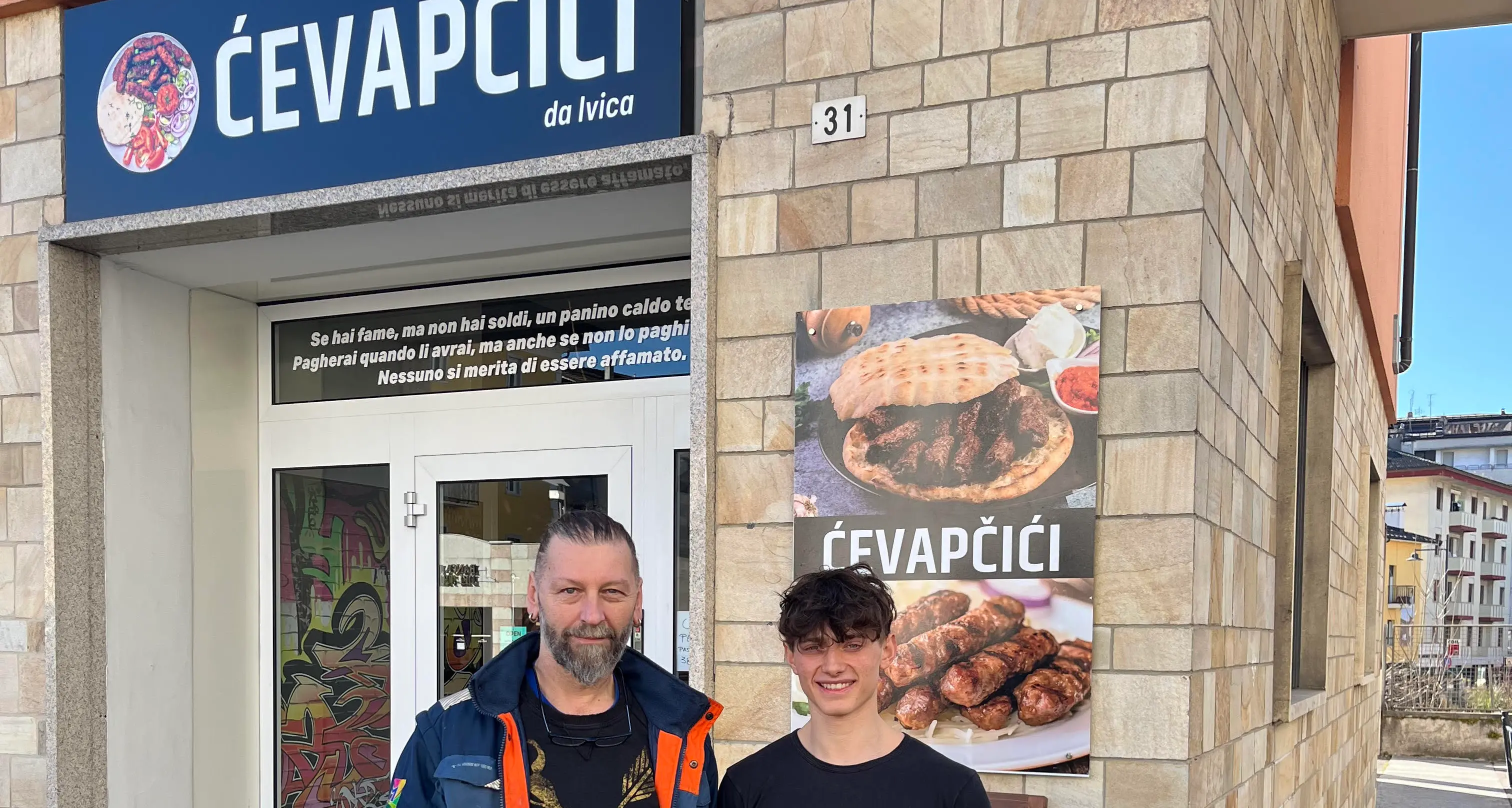 Cles, Cevapčići di Ivica Ristovic: “Nessuno merita di essere affamato”