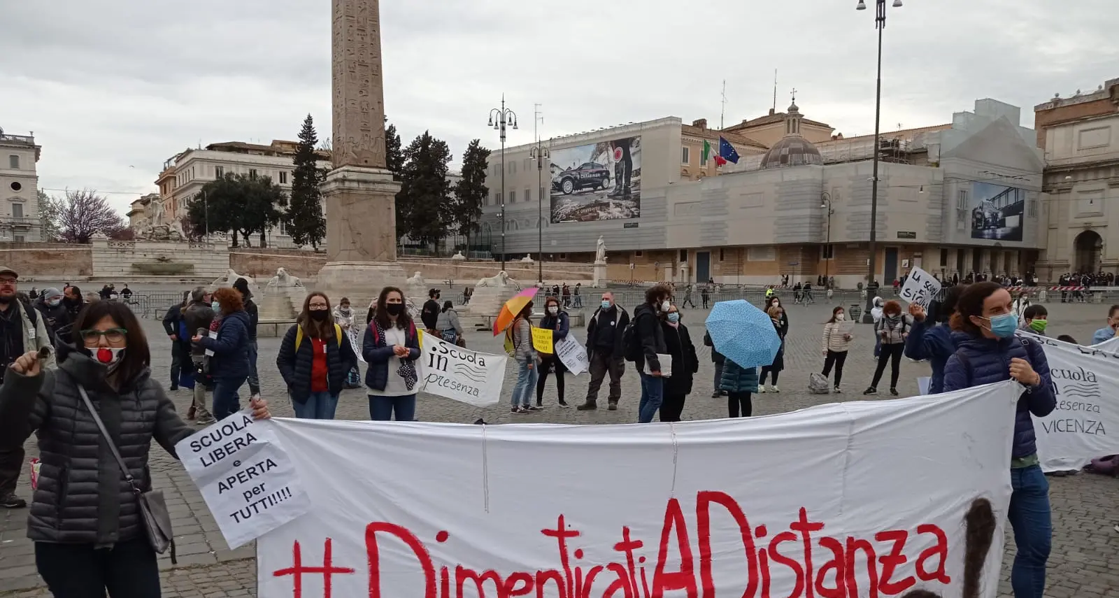Anche i genitori trentini a Roma per chiedere lo stop alla dad