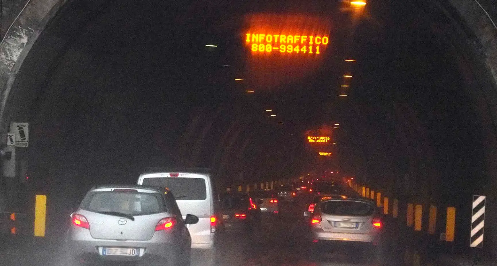 Valsugana, lavori in galleria, traffico deviato sull’ex statale e sulla vecchia strada dei Crozi