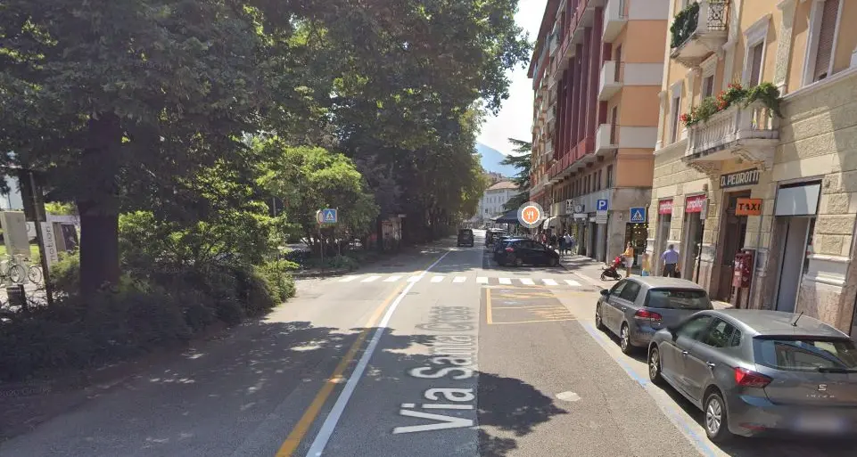 Trento, una nuova ciclabile in via Santa Croce