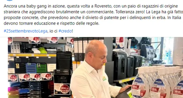 Rovereto, Salvini all'attacco dopo il tentato furto all’Urban Center