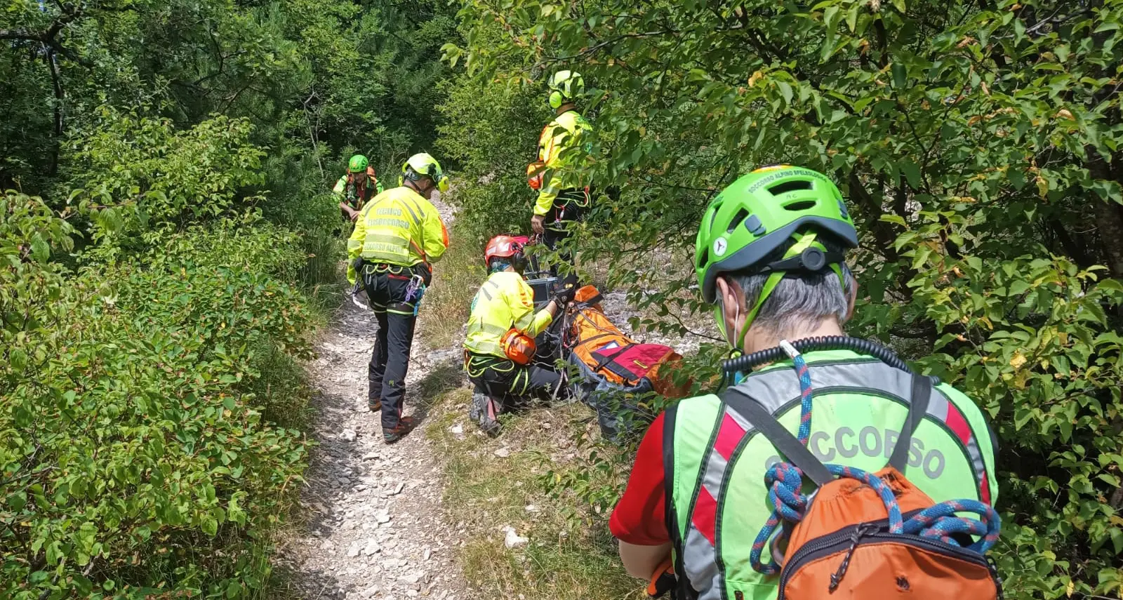 Escursionisti e ciclisti in difficoltà: 5 chiamate in 24 ore per il soccorso alpino