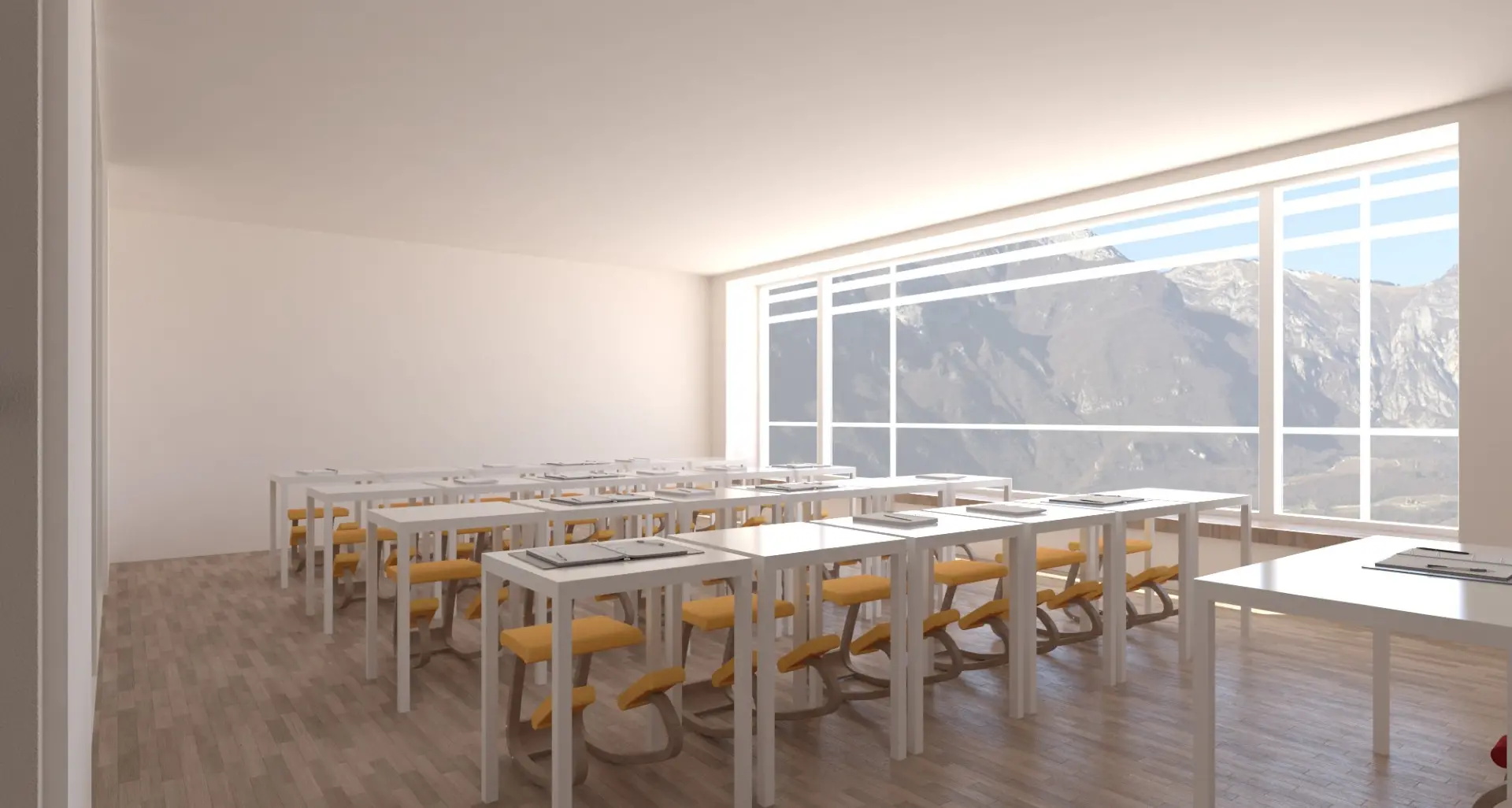 Scuola media di Mattarello, quasi pronte le nuove aule e l’auditorium da 255 posti