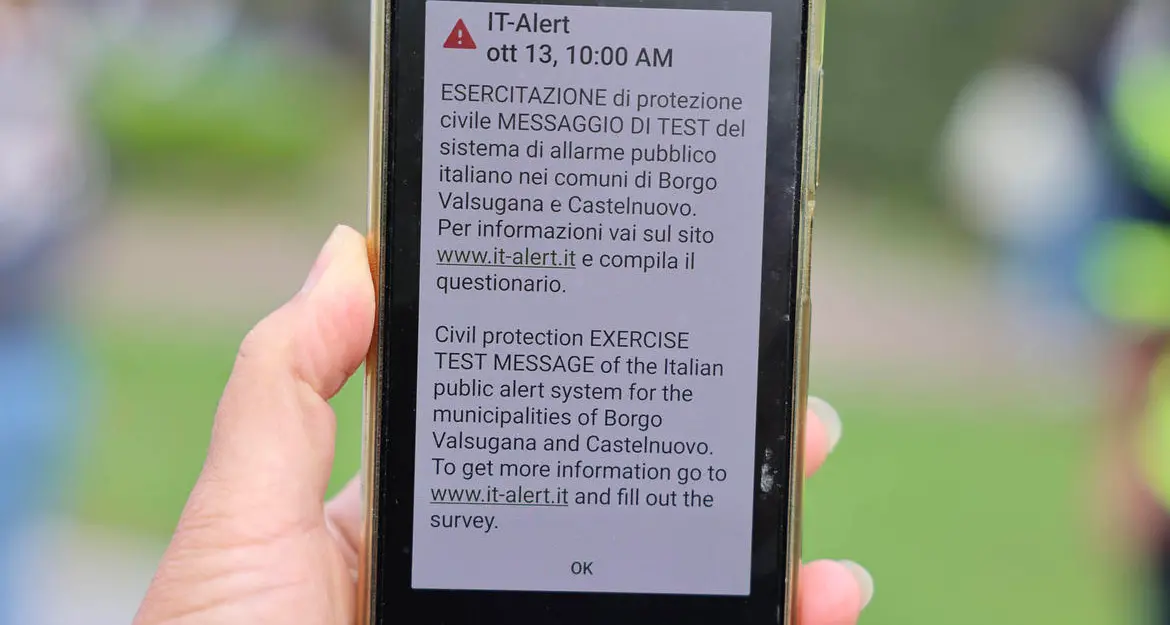 IT-alert, il sistema di allarme pubblico è ufficialmente in funzione
