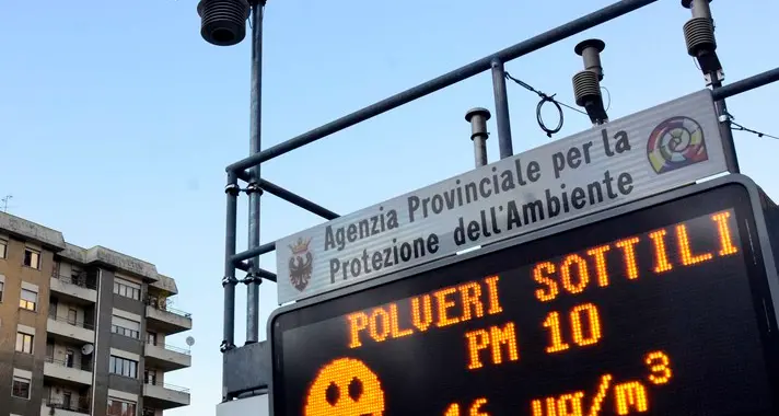 Qualità dell’aria, il Trentino si «salva»