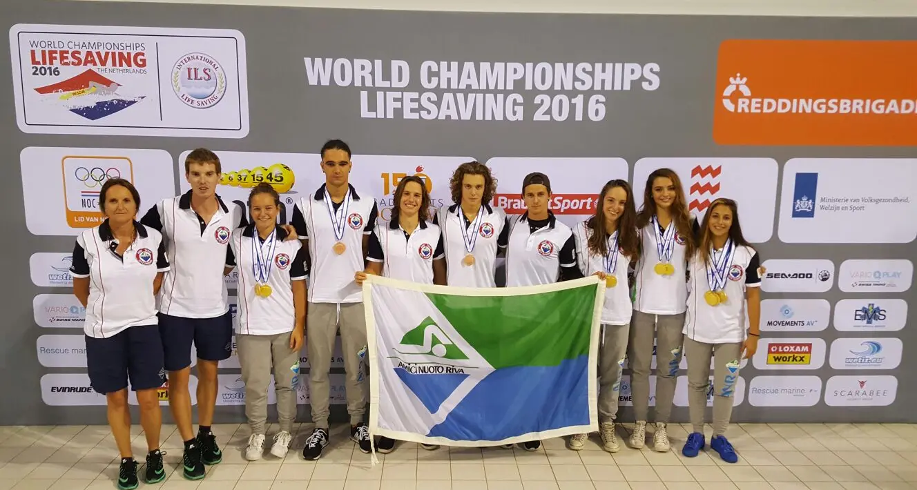 Amici Nuoto Riva vicecampione mondiale giovanile di salvamento
