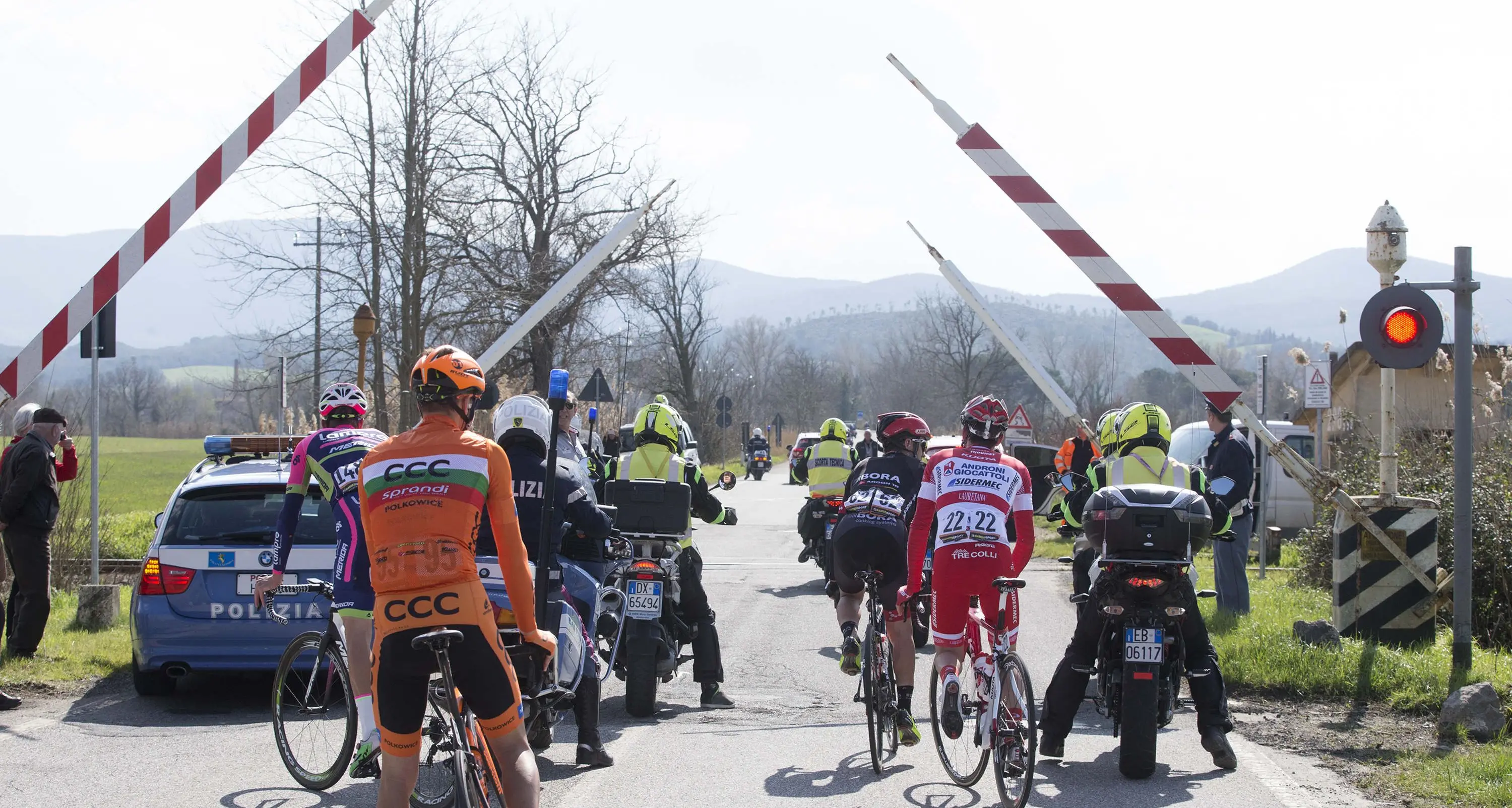 Tirreno-Adriatico, la fuga di Benedetti