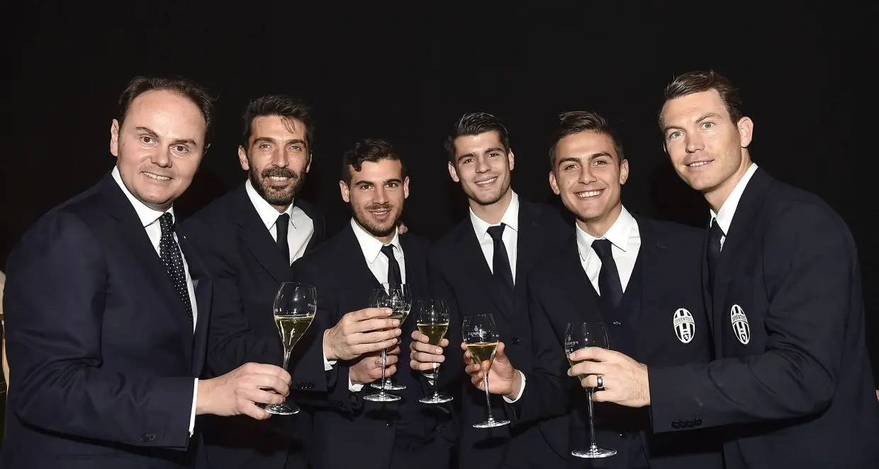 La Juventus brinda al Natale con Ferrari Trentodoc