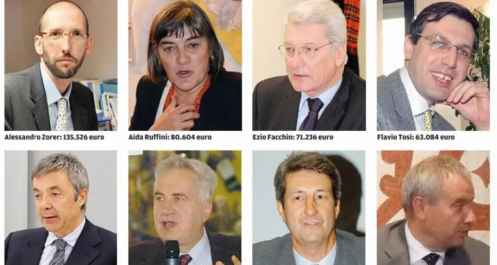 Manager pubblici, Zorer il più pagato