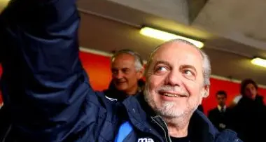 Che tifo per De Laurentiis: come un calciatore