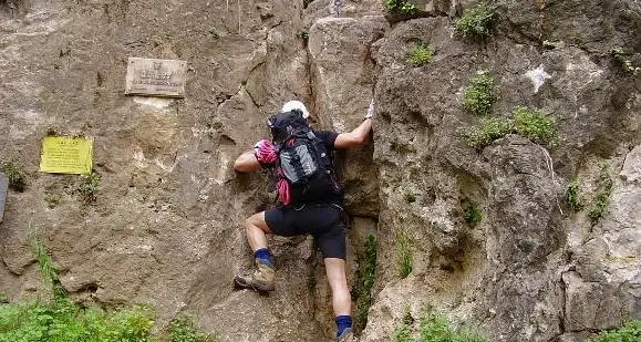 Mori, precipita in parete salvato da un albero