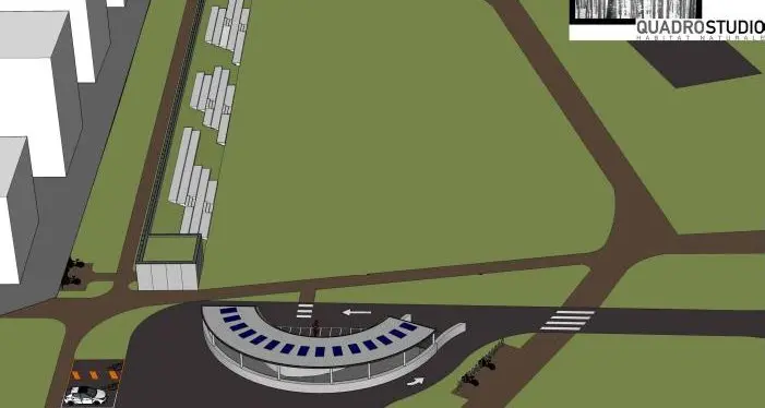 Un parcheggio da 50 posti ricavato sotto il parco