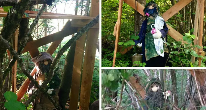 Spuntano nel bosco gli gnomi ispirati alle leggende popolari