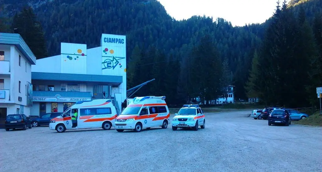 Incidente alla funivia Ciampac: sette operai feriti