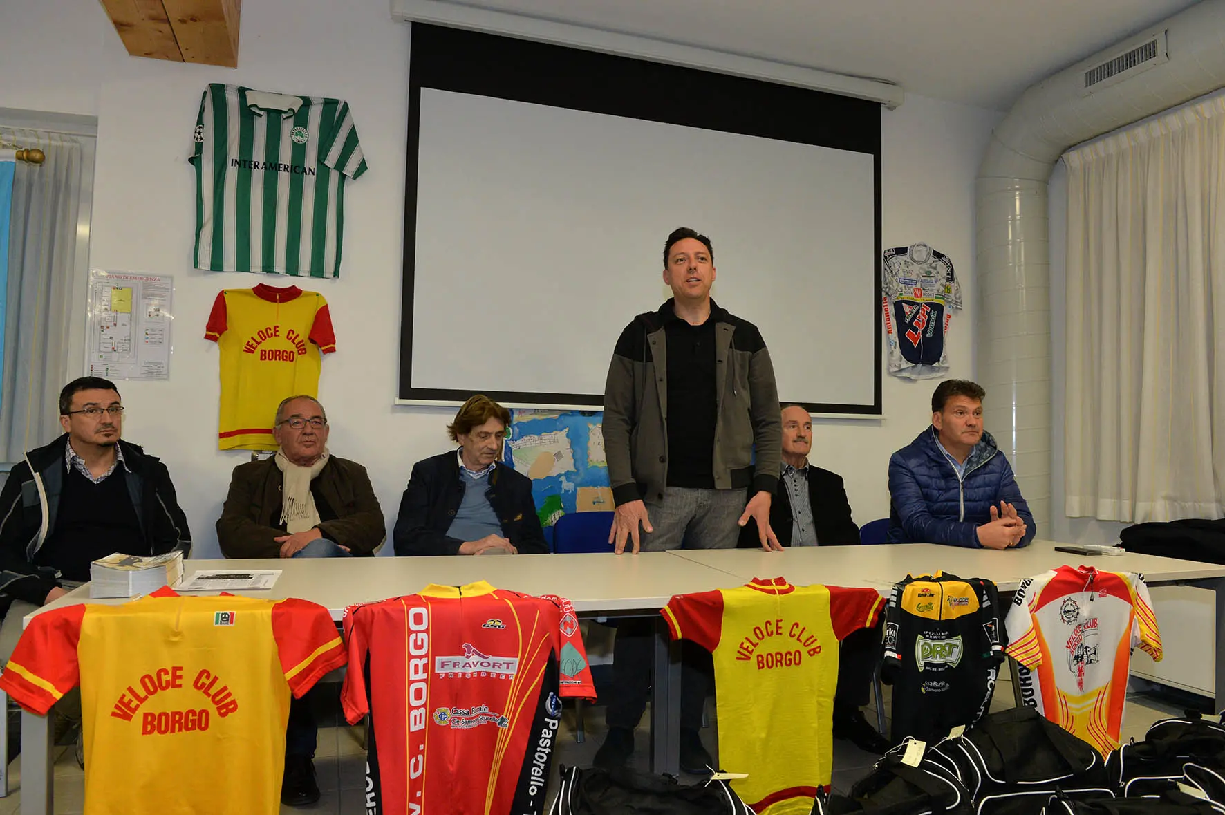 Ciclismo Presentazione del Veloce Club Borgo Valsugana,Parla il Presidente Stefano Broccardo,Borgo Valsugana 25 Marzo 2016 © foto Daniele Mosna