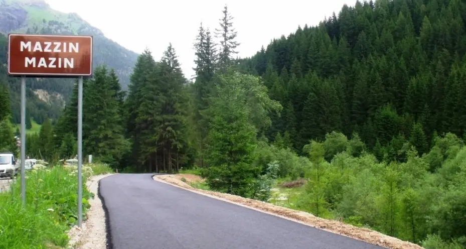In sella da Molina fino a Mazzin