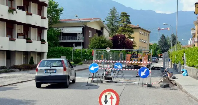 Via Halbherr, più sicurezza per i pedoni