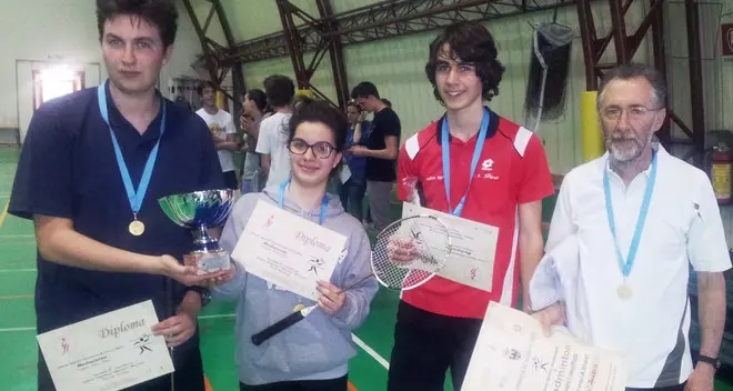 Studenteschi, i campioni di badminton