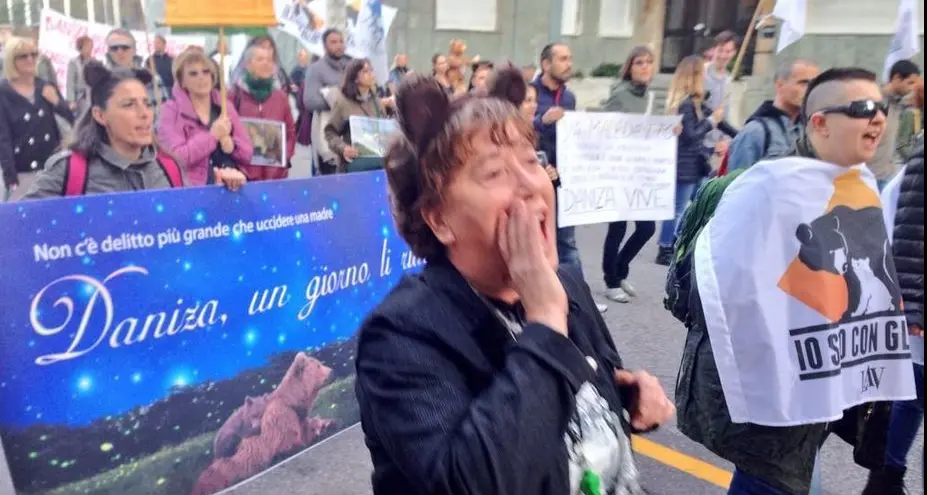Animalisti in corteo per Daniza