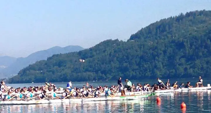 Dragon boat, a Caldonazzo vince l'Università di Venezia