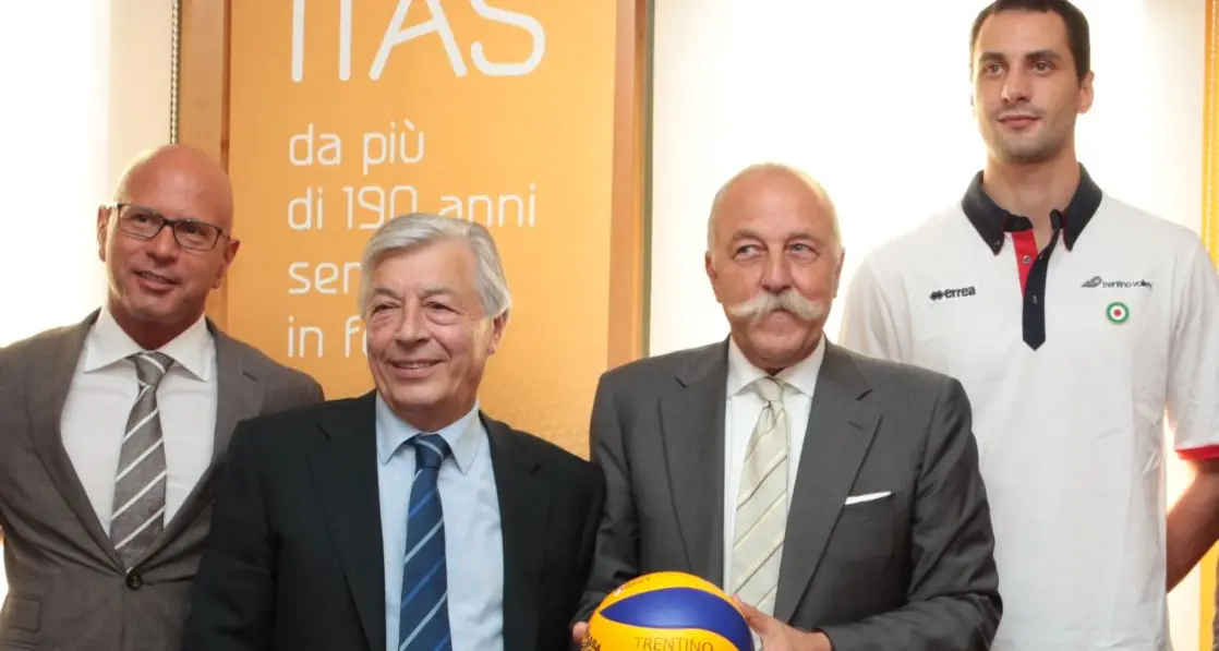 Itas di nuovo sponsor di Trentino Volley