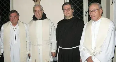 Festa di «compleanno» col saio per tre padri francescani