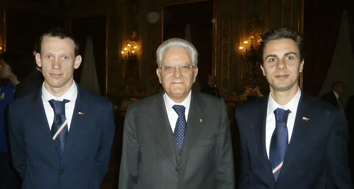 Luca Dallavalle ricevuto dal Presidente della Repubblica