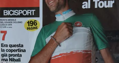 Un braccialetto trentino per Nibali