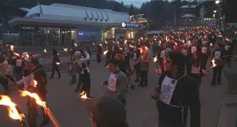 Campiglio, fiaccolata nel Guinness