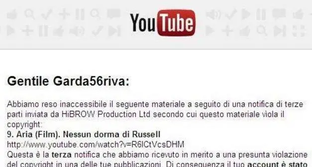 Film in rete, You Tube oscura Federica Fanizza