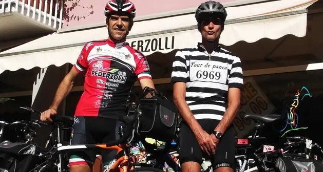 In bici a Roma da papa Francesco