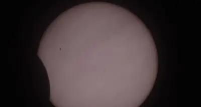 Eclisse di sole: le foto sulla pagina Facebook del Museo di scienze di Trento