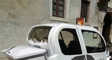 Ecomobili, strada vicina al capolinea