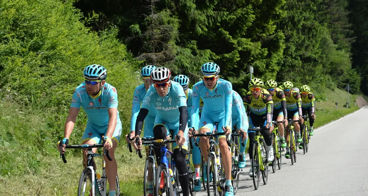 Nibali prepara il Tour a Passo San Pellegrino
