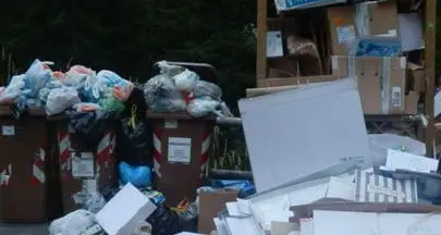 Campiglio, rifiuto selvaggio