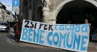 Acqua, i referendari trentini contro la Provincia