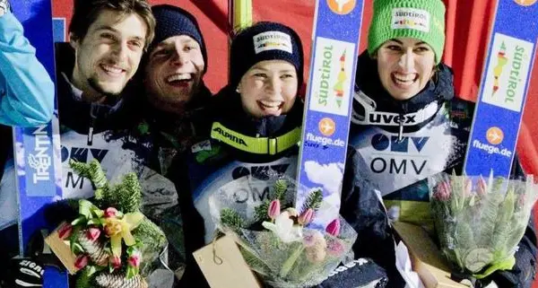 Il salto a squadre miste è sul podio a Lillehammer