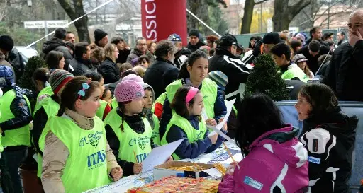 Trento: 400 bambini armati di colori per il trofeo Topolino di pittura FOTO