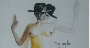 S.Michele, censurato il nudo di donna