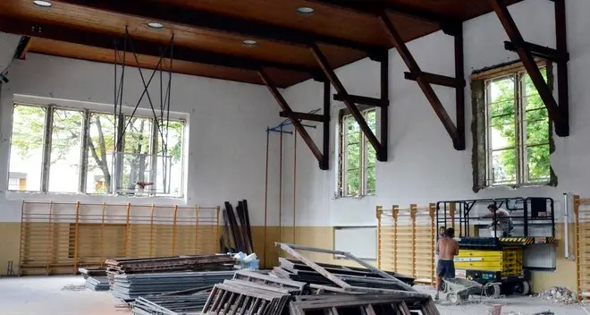 La palestra «Ai giardini» pronta per settembre