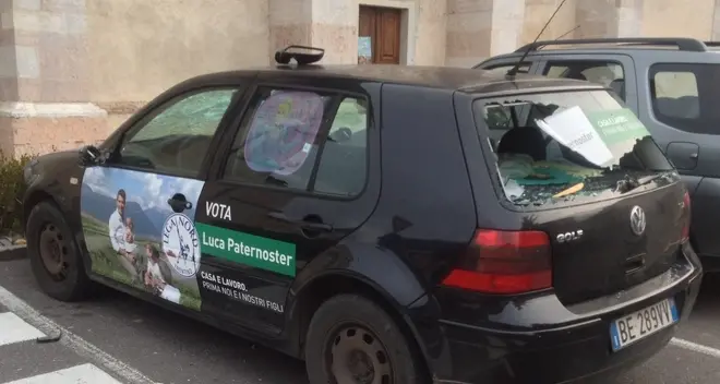 Cles, distrutta l’auto del leghista
