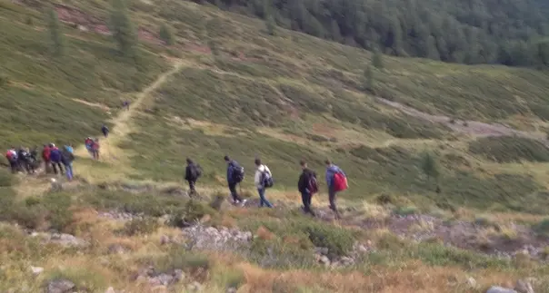 Cento pellegrini mocheni a piedi fino a Pietralba