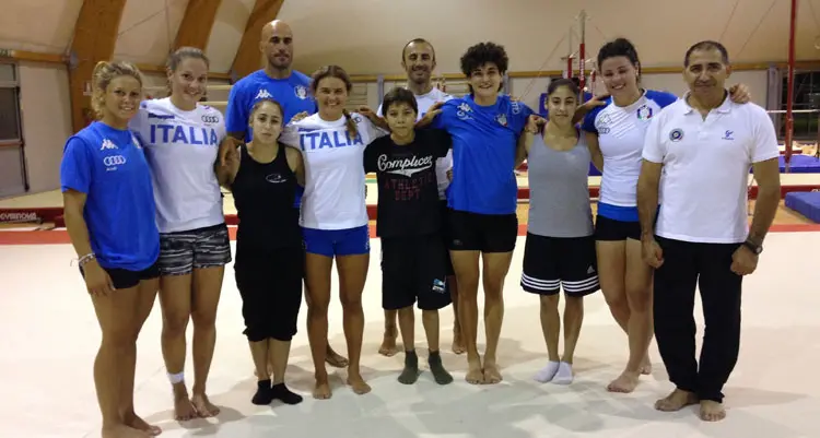 Laura Pirovano e compagne si allenano sul ring