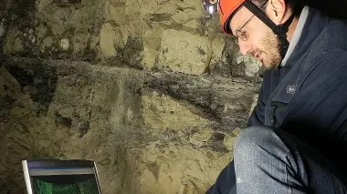 Le analisi con computer e scanner 3D delle impronte di dinosauro nella galleria sul Pasubio