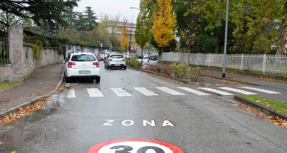 Rovereto, scompare il limite dei 30 all'ora