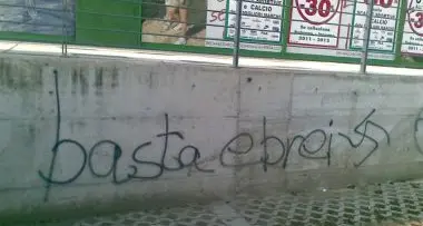 Scritte razziste ad Arco contro gli ebrei