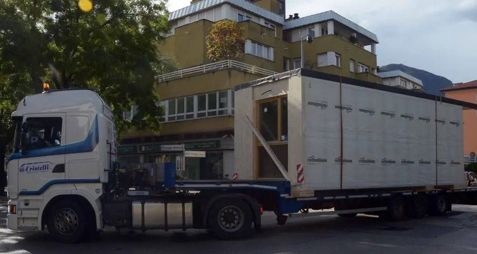 Trento, all’ex Mayer 130 camere tutte di legno