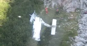 Aereo precipita sulle DolomitiMorte le due persone a bordo