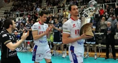 Volley: festa al Palatrento per i campioni d'Europa / Foto